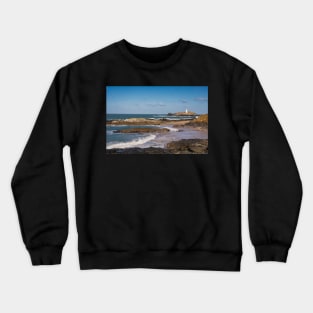 Godrevy Lighthouse, St Ives, Cornwall Crewneck Sweatshirt